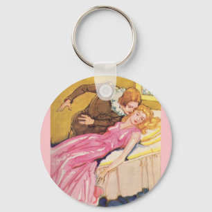 Prince Charming pussing Sleeping Beauty Nyckelring
