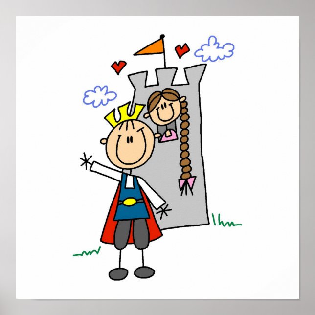 Prince Charming Räddings Princess Poster (Framsidan)