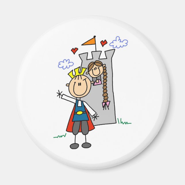 Prince Charming Räddings Rapunzel Magnet (Framsidan)