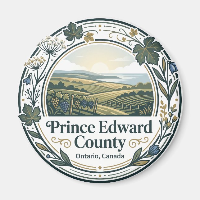 Prince Edward County Kanada Magnet (Framsidan)