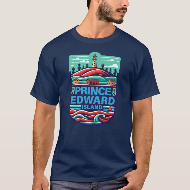 Prince Edward Island Canada T Shirt (Framsida)