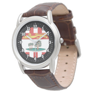 Prince Edward Island Flagga Graphic Dial Armbandsur