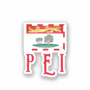 Prince Edward Island Flagga Klistermärken