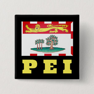 Prince Edward Island Flagga Knapp
