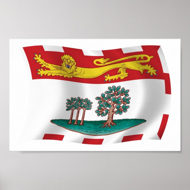 Prince Edward Island Flagga Poster Print (Framsidan)