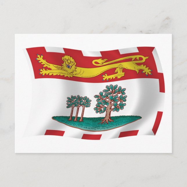 Prince Edward Island Flagga vycard Vykort (Framsida)