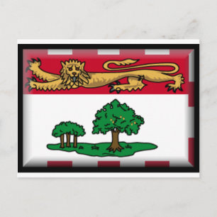 Prince Edward Island Flagga Vykort