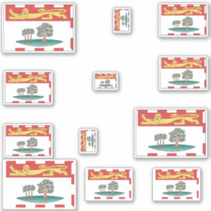 Prince Edward Island Flaggor Graphic Klistermärken