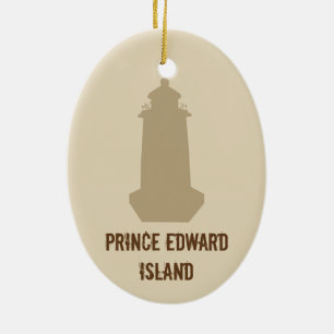 Prince Edward Island fyr Julgransprydnad Keramik