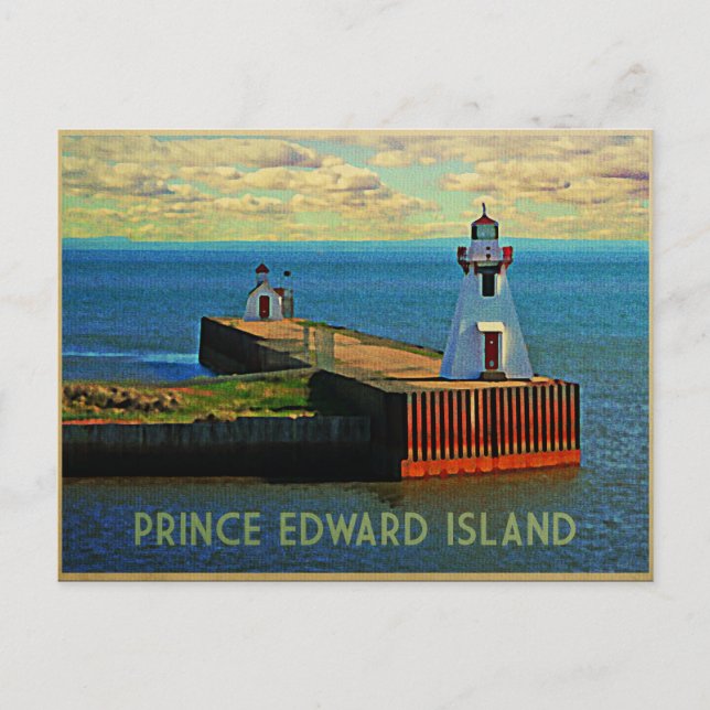 Prince Edward Island Lighthouse Vykort (Framsida)