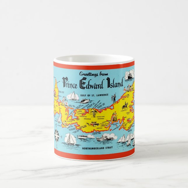 Prince Edward Island-mugg Kaffemugg (Center)