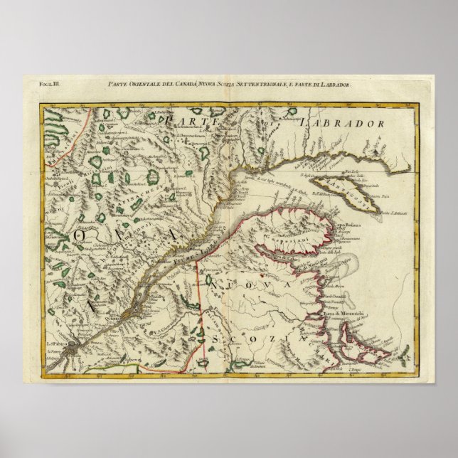 Prince Edward Island, New Brunswick Poster (Framsidan)