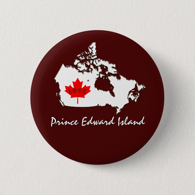 Prince Edward Island skräddarsy Kanada som Knapp (Framsida)