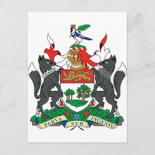 Prince Edward Islands (Kanada) Vapen Vykort