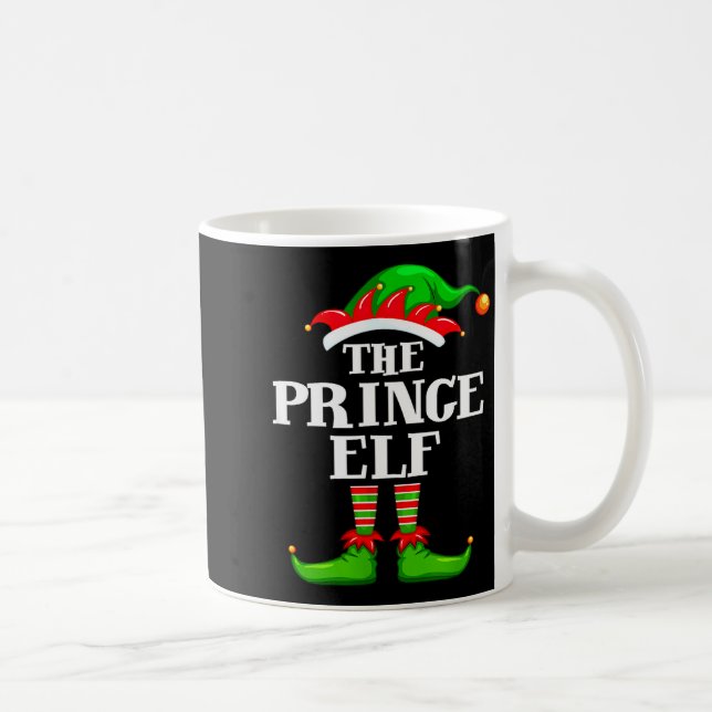 Prince Elf Matching Family Group Christmas Party P Kaffemugg (Höger)