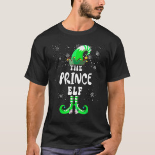 Prince Elf Matching Family Group jul Party T Shirt
