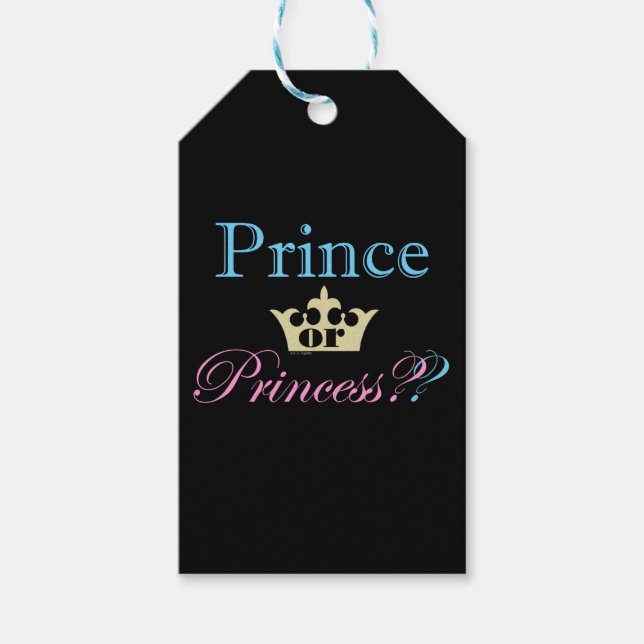 Prince eller Princess? Presentetikett (Framsidan)