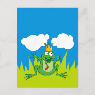 Prince Frog 4,25 tum x 5,6 tum vykort