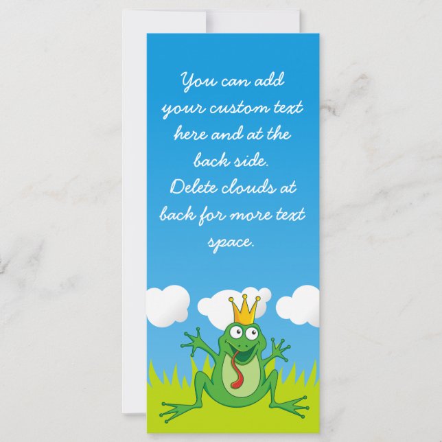 Prince Frog 4 tum x 9,25 tum (Framsida)