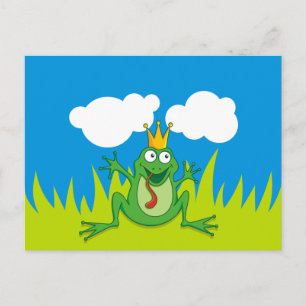 Prince Frog 5,6 tum x 4,25 tum Vykort