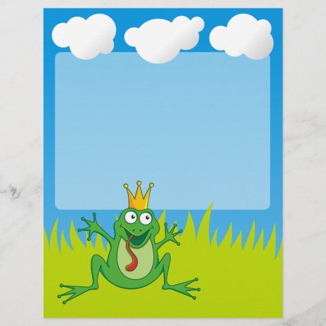 Prince Frog flygare Reklamblad (Framsidan)