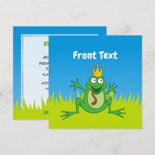 Prince Frog Inbjudningar
