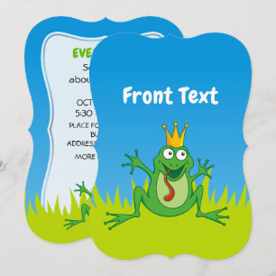 Prince Frog Inbjudningar