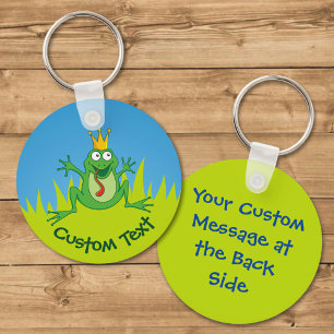 Prince Frog Keychain Nyckelring