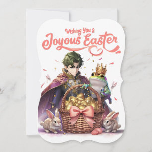 Prince, Frog Kung och Golden Eggs Påsk Card