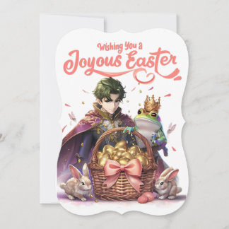 Prince, Frog Kung och Golden Eggs Påsk Card