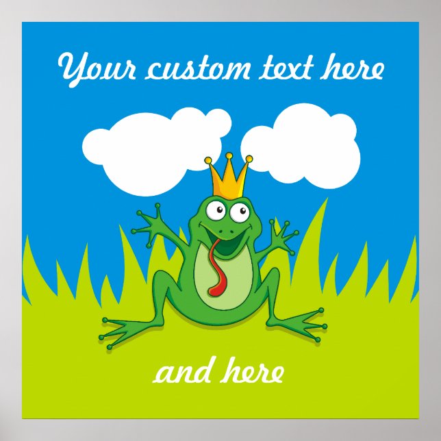 Prince Frog Poster (Framsidan)