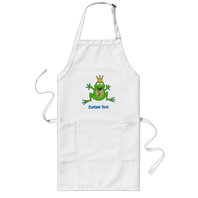Prince Frog Vuxen Apron Långt Förkläde (Framsidan)
