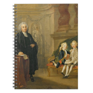 Prince George (1738-1820) och Prince Edward Anteckningsbok Med Spiral