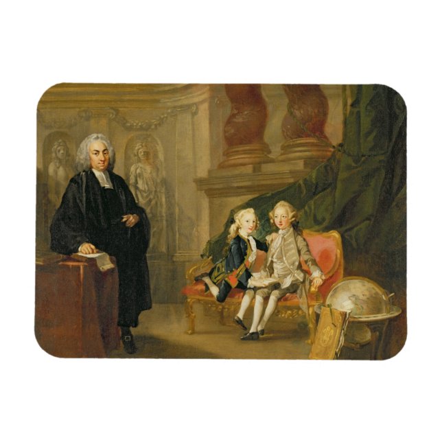 Prince George (1738-1820) och Prince Edward August Magnet (Horisontell)