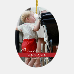 Prince George av Cambridge Julgransprydnad Keramik