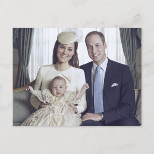 Prince George christening Oct 2013 stilized Vykort