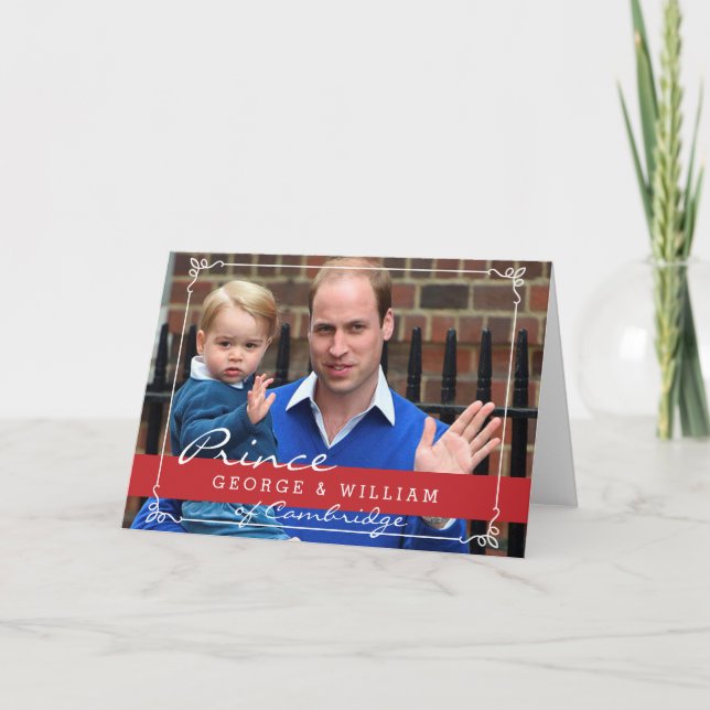 Prince George och Prince William Kort (Framsida)