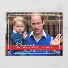 Prince George och Prince William Vykort