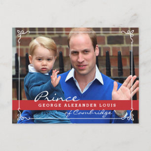 Prince George och Prince William Vykort