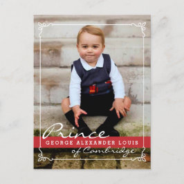 Prince George och Prince William Vykort