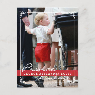 Prince George och Prince William Vykort