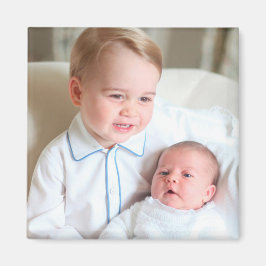 Prince George och Princess Charlotte Magnet