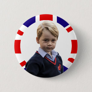 Prince George Royal Baby Button Knapp