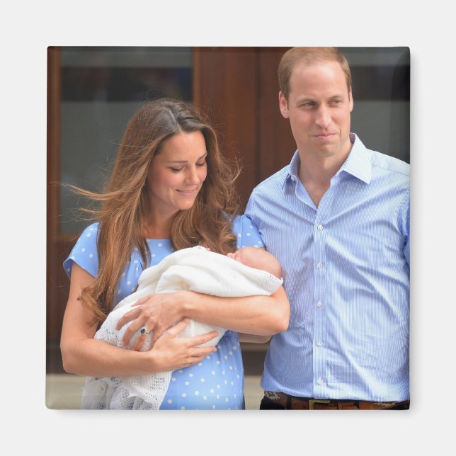 Prince George Royal Baby Magnet (Framsidan)