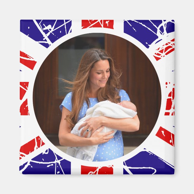 Prince George Royal Baby Magnet (Framsidan)