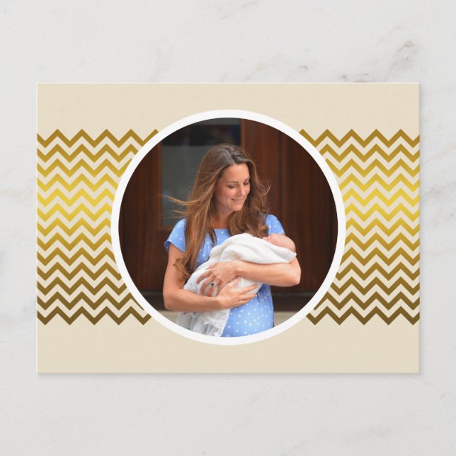 Prince George Royal Baby Vykort (Framsida)
