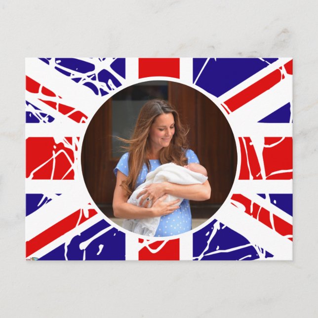 Prince George Royal Baby Vykort (Framsida)