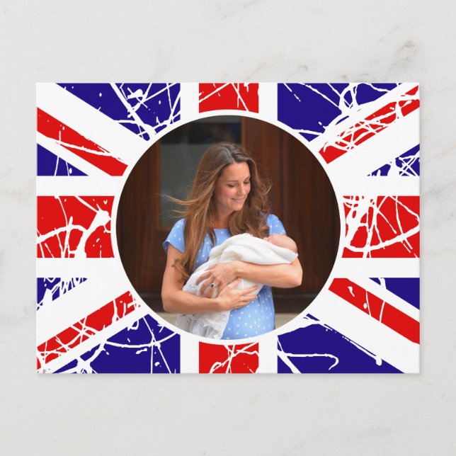 Prince George Royal Baby Vykort (Framsida)