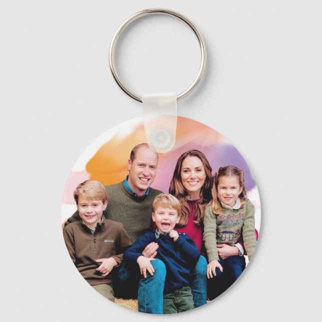 Prince George Royal Family Magnet Nyckelring (Framsida)