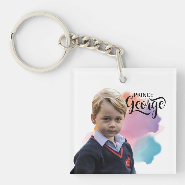 Prince George Royal Family T-Shirt Keychain (Framsidan)
